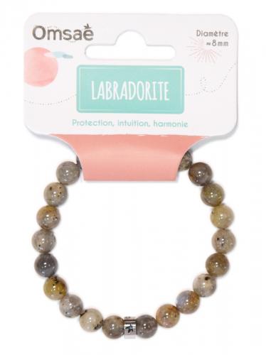 Bracelet Labradorite Perles rondes 8 mm Promo