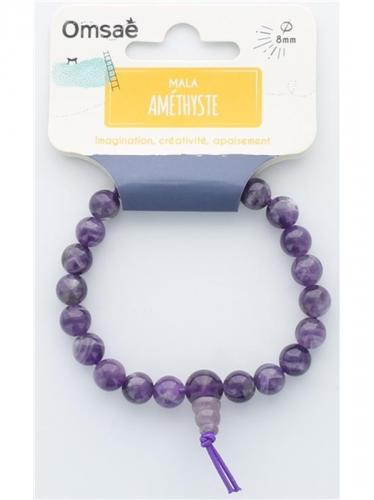 Bracelet Mala en Améthyste