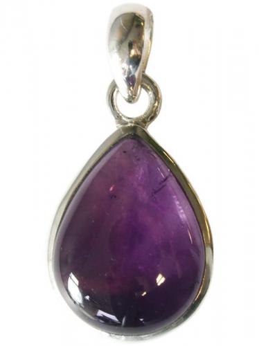 Pendentif Améthyste Argent 925 Forme goutte Petit modèle