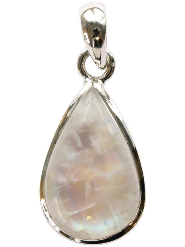 Pendentif Pierre de Lune Argent 925 Forme goutte Petit modèle