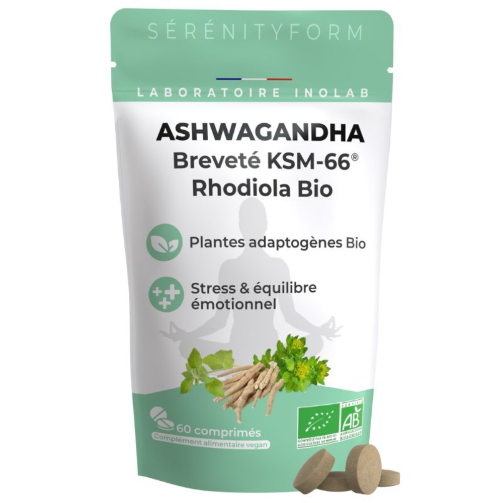 COMPLEXE ANTI-STRESS NATUREL BIO AVEC ASHWAGANDHA KSM66