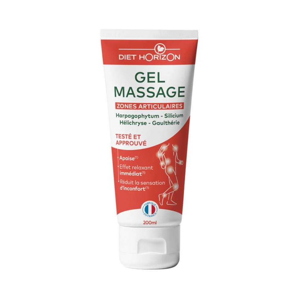 Gel massage zones articulaires