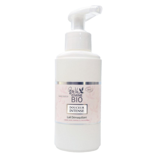 Lait Démaquillant Rose Aloe Macadamia DOUCEUR INTENSE - Belle Oemine Bio