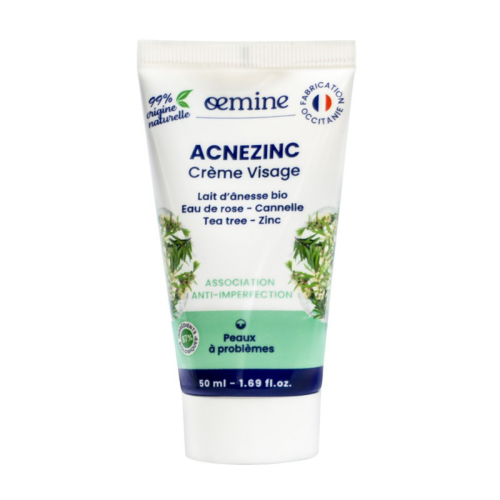 Crème au Lait d'Ânesse ACNEZINC - Oemine