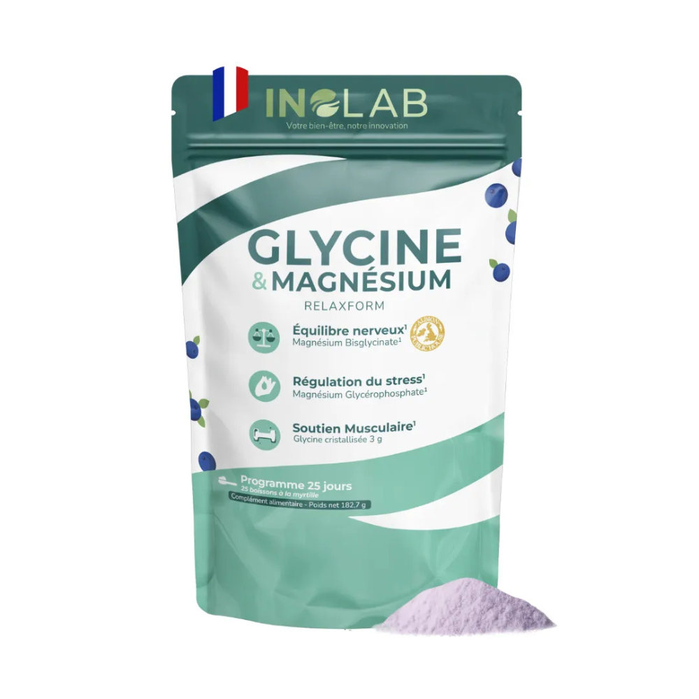 Glycine & Magnésium Relaxation nerveuse et musculaire